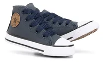 Comprar Zapatilla Cordó Bota Wees Kids Bebe Ecocuero Azul Aero
