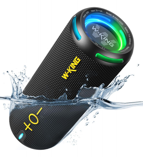 W-king Altavoces Bluetooth, Ip67 Impermeable Portátil Para E