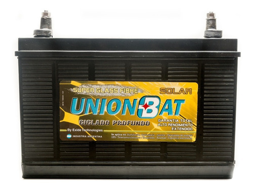 Bateria Unionbat Solar Ciclado Profundo Panel Nautica 12x110
