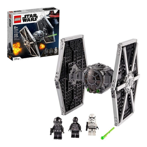 Imagen 3 de 6 de Set de construcción Lego Star Wars Imperial TIE Fighter 432 piezas en caja
