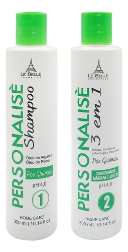 Kit Shampoo E Mascara 3em1 Pós Progressiva Le Belle