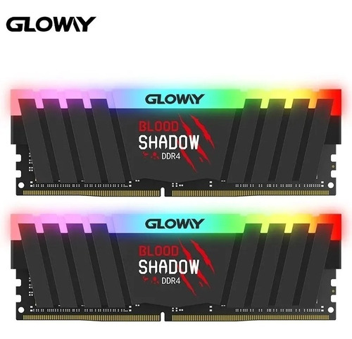 Imagem 1 de 5 de Memória Ram Blood Shadow Rgb Ddr4 3000mhz Gloway 2x8gb
