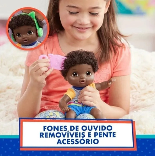 Imagem 5 de 5 de Baby Alive Equipe De Aventuras Negra - Hasbro E6646