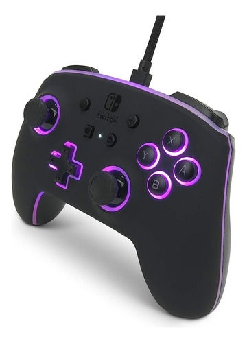 Control Nintendo Switch Alambrico 8 Colores Leds Spectra Msi