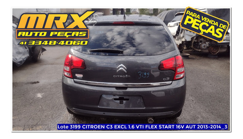 Sucata Citroen C3 Excl 1.6 Vti Flex Start 16v Aut 2014 Pecas