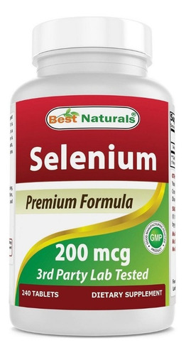 Selenio Selenium 200 Mcg 240 Capsulas Anticancerigeno Eg S38