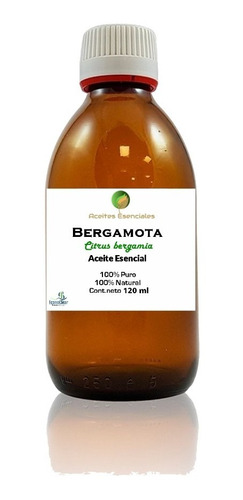 Bergamota Aceite Esencial 100% Puro Y 100% Natural 120 Ml