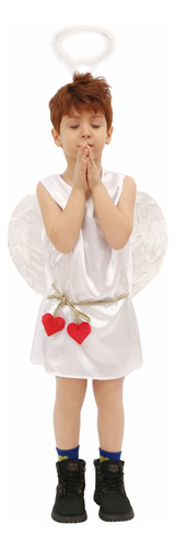 Cupido Cos Niños Role Play Fiesta Holiday Dress Up San Valentín Costume