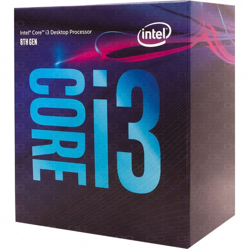 Micro Procesador Intel I3 8100 3.6ghz Coffee Lake 8va Cuotas