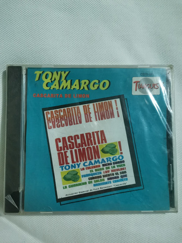 Tony Camargo Cascarita De Limón Cd Original Nuevo Y Sellado 