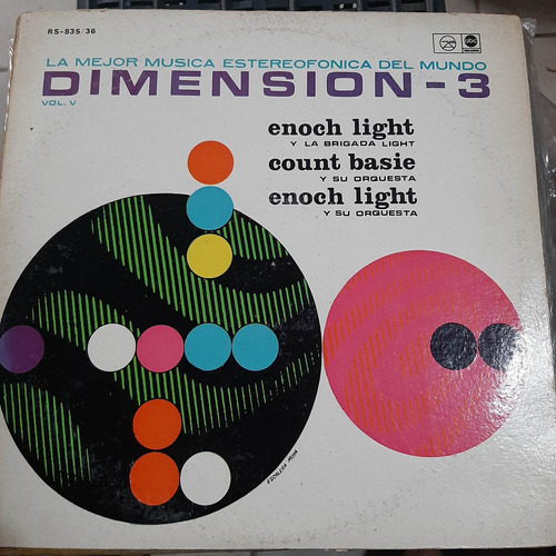 Vinilo Dimension 3 Vol 5 Enoch Light Count Basie Album J1