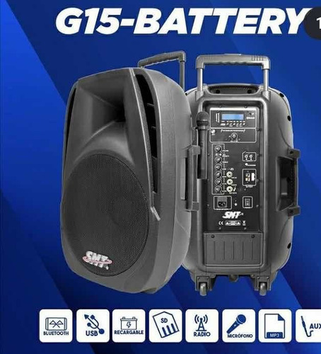 Bocina Amplificada Smt Plo 15 De 1500w