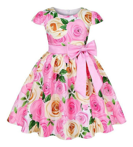 Vestido Elegante De Niña Fiesta Princesa 2-8 Años