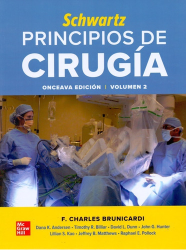 Schwartz Principios De Cirugía 11 Ed 2020 Original Y