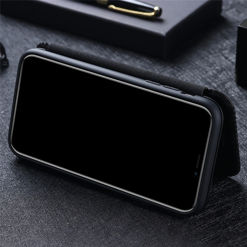 Funda Con Tapa De Fibra De Carbono Para Motorola G15/g35/g55/g75/g85-pc Hybrid, 5 Colores, A Prueba De Golpes, Ultrafina, Cierre Magnético