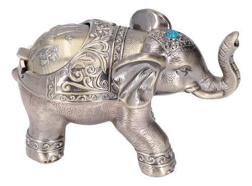 Cenicero Para Puros, Elefante A Prueba De Viento, Metal