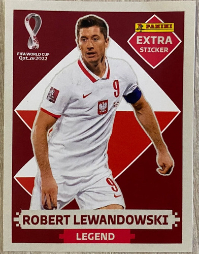 Panini Extra Sticker Robert Lewandowski Base Qatar 2022