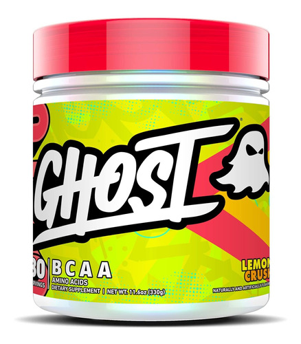 Ghost Bcaa - Aminocidos, Lemon Crush - 30 Porciones - Polvo