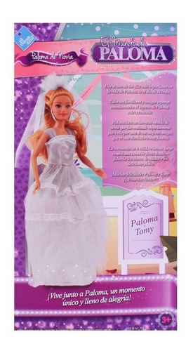 Imagen 4 de 6 de Muneca Paloma Novia Vestido Fashionista Cod 7571 Bigshop