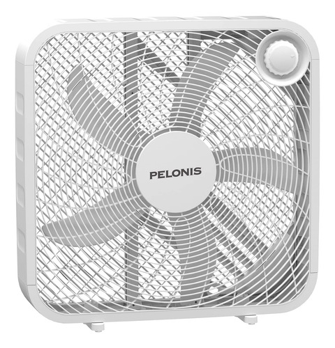 Pelonis Pfb50a2bww Ventilador De Caja Con 3 Velocidades Para