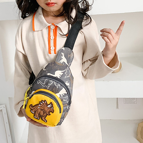 S - Bolso Bandolera De Dinosaurio Con Cintura Infantil A La