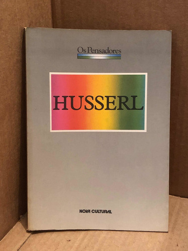 Livro Husserl Coleção Os Pensadores
