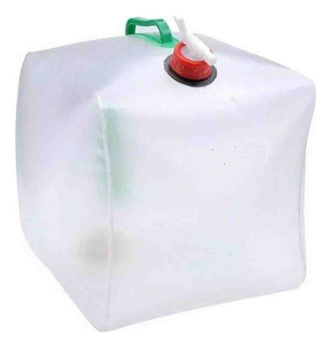 Contenedor De Agua Plegable De Pvc De 20 Litros Con Grifo