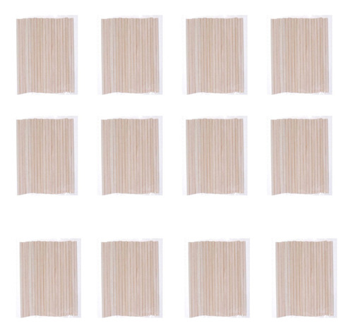 Pack 12 Varillas Madera Palitos Manualidades 10cm 20pcs