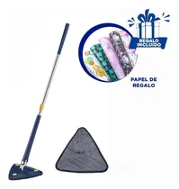 Comprar Pack5 Trapeador Practico Para Sala Azul Y+papel De Regalo