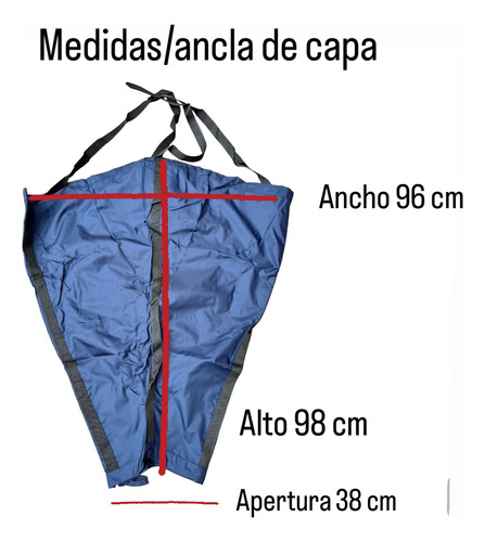 Ancla De Capa Náutica Laguna Bote Garete Pesca 98x96