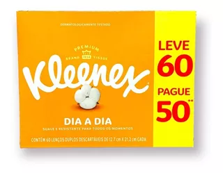 Lenços De Papel Descartáveis Kleenex Para Mesa 60 Uni