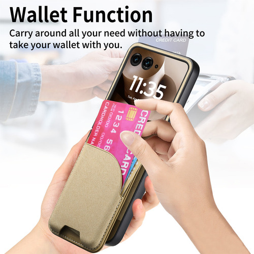 Funda De Teléfono Con Soporte Para Motorola Razr 60 50 40, Ultra Magnética, Funda De Piel