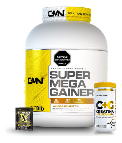 Supermega Gainer 10lbs+creatina