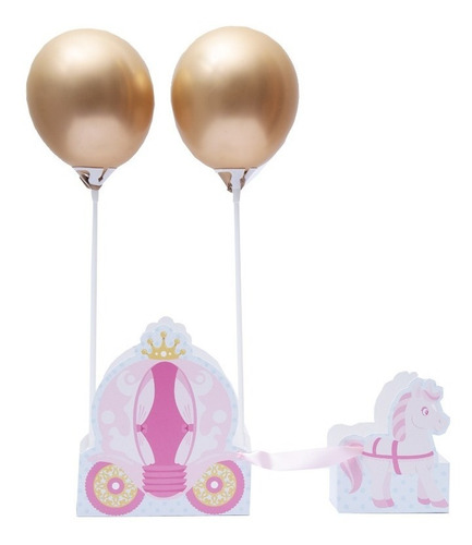 Kit Festa Princesas Happy Day Festa Em Casa Decoração
