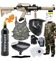 Comprar Paquete Marcadora Tippmann Cronus Gotcha Tactical Xtrm P