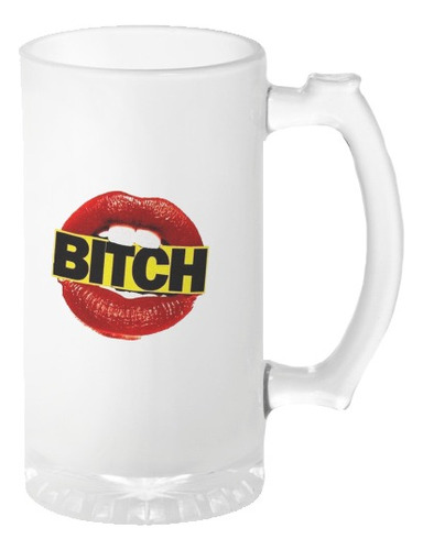 Jarra Esmerilada Personalizada Bitch En 24 Horas 