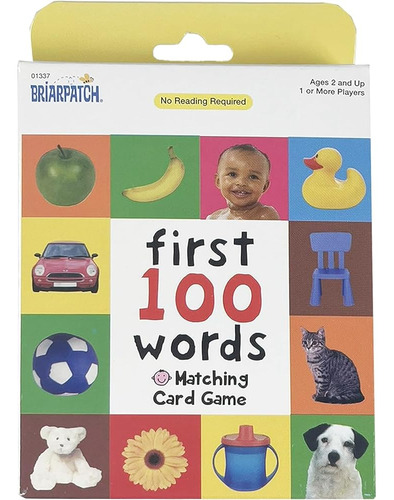 Briarpatch, First 100 Words Matching, Kids Early Learning Ca