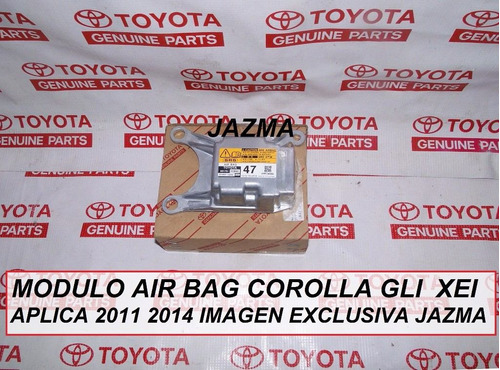 Modulo Air Bag Corolla Gli / Xei 2011 2014 Original Toyota