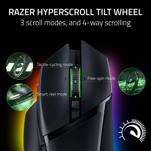 Razer Basilisk V3 Pro Wireless Gaming Mouse: Hyperscroll Til