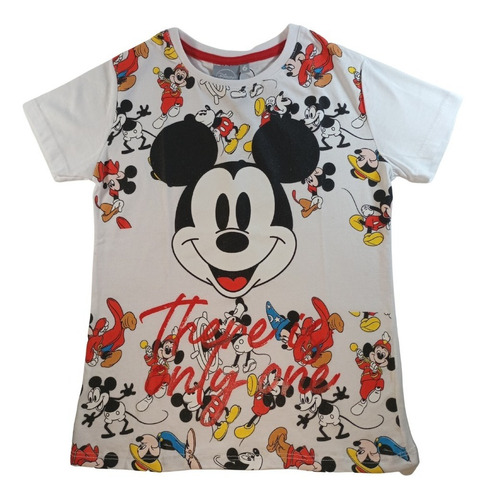 Remera Mickey Mouse Only One Niño Disney Original Nene 