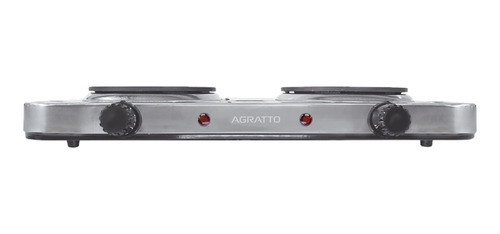 Imagem 3 de 3 de Fogão cooktop elétrica Agratto FM aço inoxidável 220V
