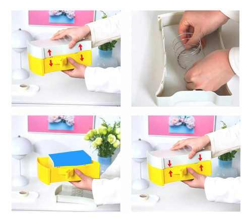 Caja De Pañuelos Cubierta De Organizador De Tejidos