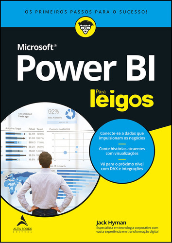 Microsoft Power BI Para Leigos, de Jack Hyman. Editora Alta Books, capa mole em português