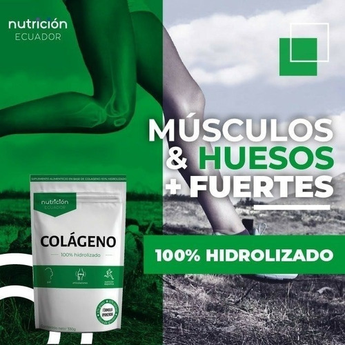Colágeno 100% Hidrolizado Nutrición 550g Polvo