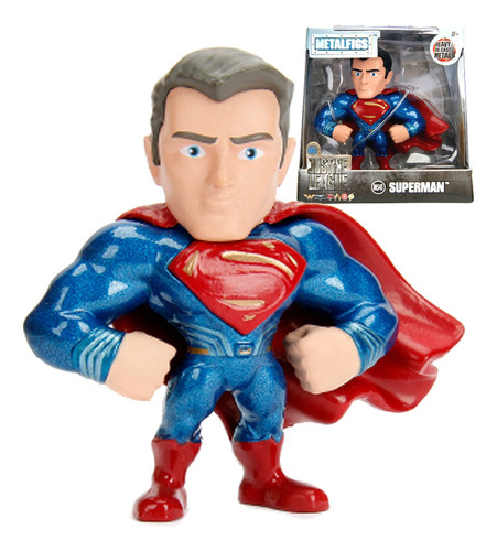 Superman Figura Metals 6.5 Cm Justice League Diecast Dc Jada
