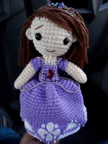 Princesa Sofia Amigurumi (25 Cm) 