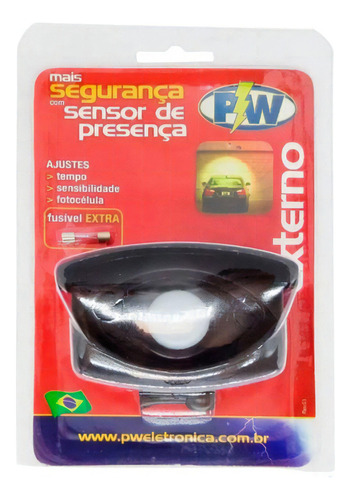 Sensor De Presença Externo Sol E Chuva