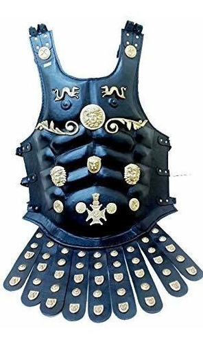 Arma Y Armadura - Armor New Black Leather Medieval Costume W