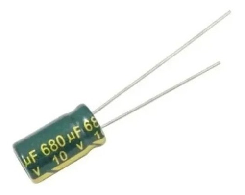 Lote 10x Capacitor Electrolitico 680uf X 10v 105gr Itytarg