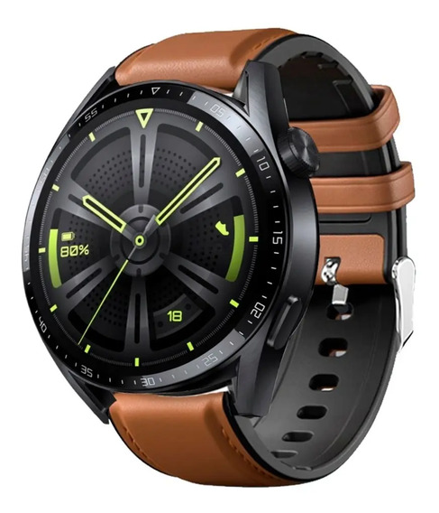 Huawei Watch Gt Correa Cafe De Piel | MercadoLibre 📦
